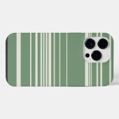 Complexe strepen in groen iPhone hoesje (Achterkant horizontaal)