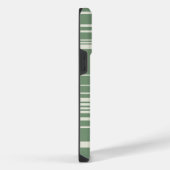 Complexe strepen in groen iPhone hoesje (Rechterkant)