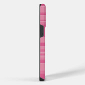 Complexe strepen in roze iPhone hoesje (Rechterkant)