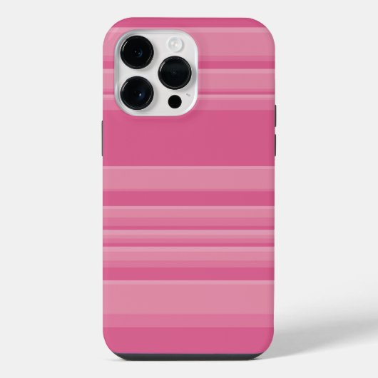Complexe strepen in roze iPhone hoesje (Achterkant)