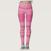 Complexe strepen in roze leggings (Voorkant)
