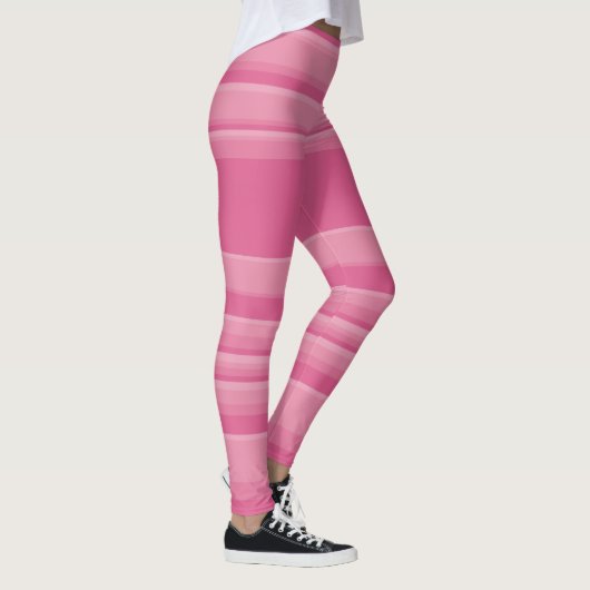 Complexe strepen in roze leggings (Rechts)