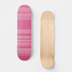 Complexe strepen in roze persoonlijk skateboard