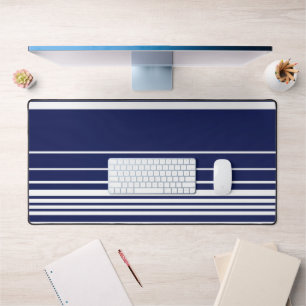 Complexe stripes - blauw bureaumat
