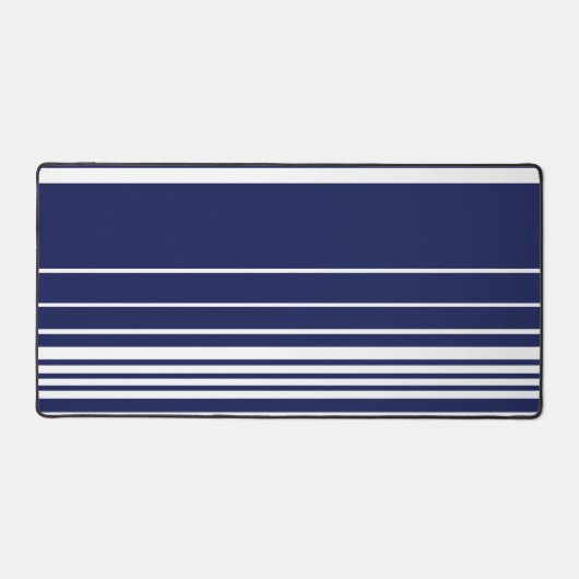 Complexe stripes - blauw bureaumat (Voorkant)