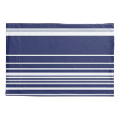 Complexe stripes - blauw kussensloop (Achterkant-Links)