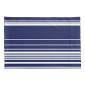 Complexe stripes - blauw kussensloop (Achterkant-Rechts)