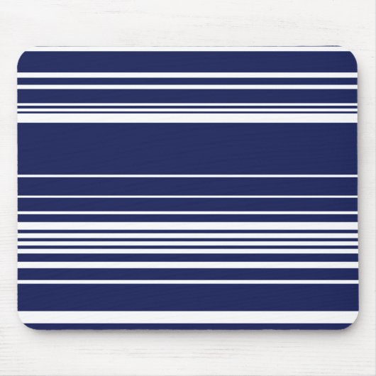 Complexe stripes - blauw muismat (Voorkant)