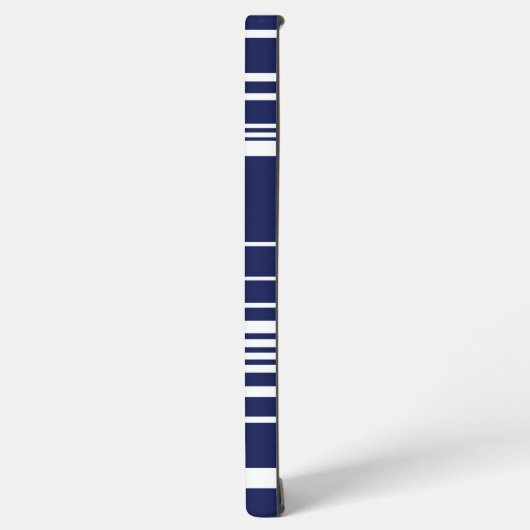 Complexe stripes - blauw samsung galaxy hoesje (Linkerkant)