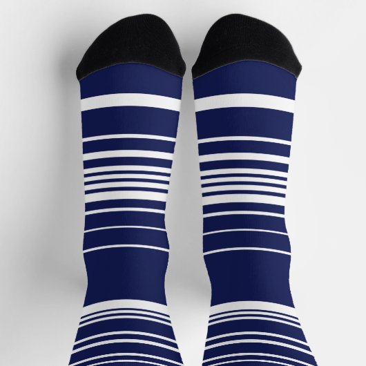 Complexe stripes - blauw sokken (Top)