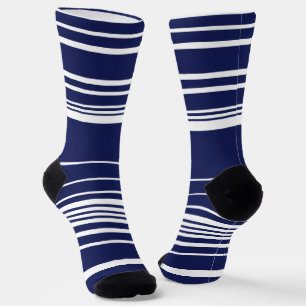 Complexe stripes - blauw sokken