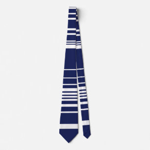 Complexe stripes - blauw stropdas