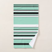 Complexe Stripes - groen (Mint) Bad Handdoek (Handdoek)