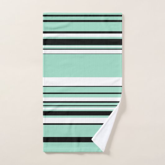 Complexe Stripes - groen (Mint) Bad Handdoek (Handdoek)