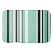 Complexe Stripes - groen (Mint) Badmat (Voorkant)