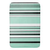 Complexe Stripes - groen (Mint) Badmat (Voorkant Verticaal)