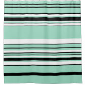 Complexe Stripes - groen (Mint) Douchegordijn (Voorkant)