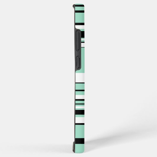 Complexe Stripes - groen (Mint) Samsung Galaxy Hoesje (Rechterkant)