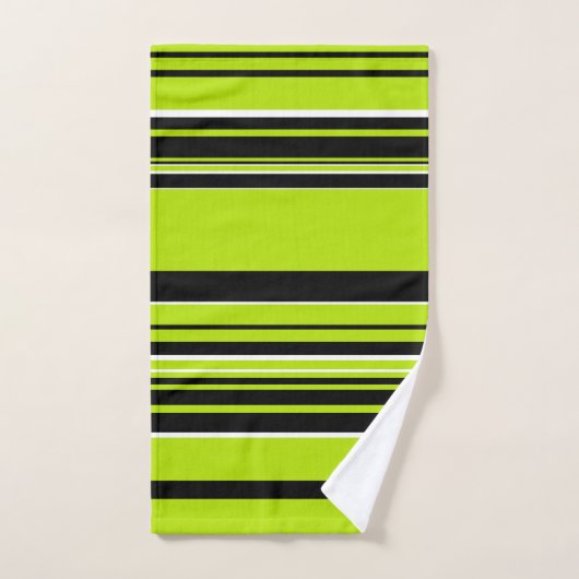 Complexe Stripes - Lime Green Bad Handdoek (Handdoek)