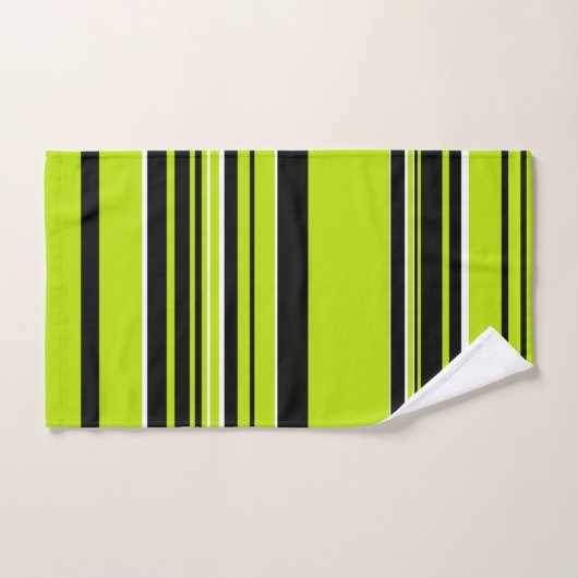 Complexe Stripes - Lime Green Bad Handdoek (Handdoek)
