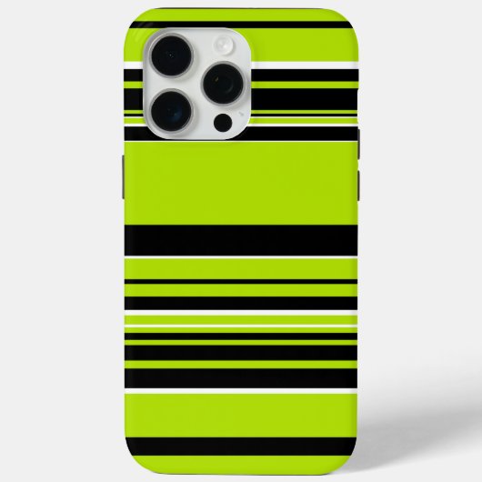 Complexe Stripes - Lime Green Case-Mate iPhone Case (Achterkant)