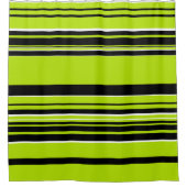 Complexe Stripes - Lime Green Douchegordijn (Voorkant)