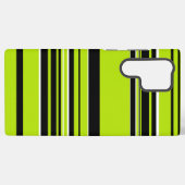 Complexe Stripes - Lime Green Samsung Galaxy Hoesje (Achterkant horizontaal)