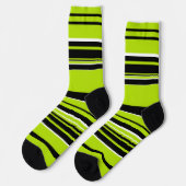Complexe Stripes - Lime Green Sokken (Links)