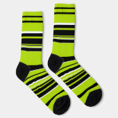 Complexe Stripes - Lime Green Sokken (Rechts)