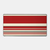 Complexe stripes - Rood en crème Bureaumat (Voorkant)