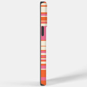 Complexe stripes - Roze, Oranje en crème Case-Mate iPhone Case (Achterkant / Rechts)