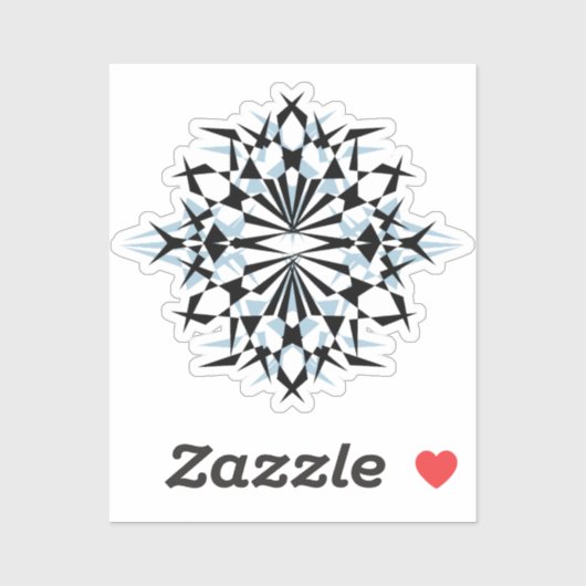 complexe structuur sticker  (Vel)