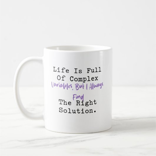 Complexe Variabelen Juiste Oplossing Wiskundig Lev Koffiemok (Links)