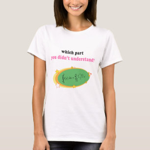 Complexe Wiskunde vergelijking T-shirt