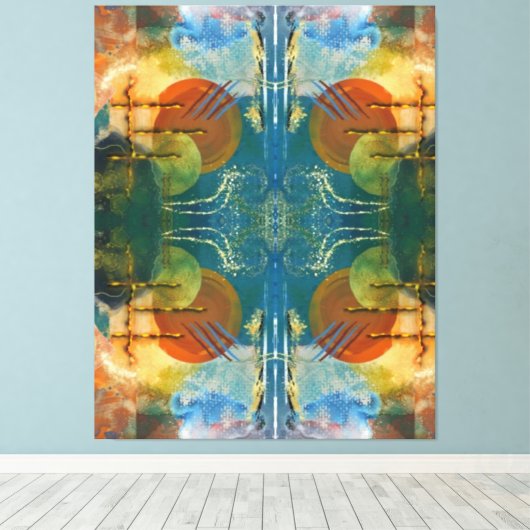 Complexiteit 10 canvas afdruk (Insitu (Houten vloer))