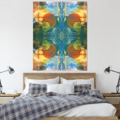 Complexiteit 10 canvas afdruk (Insitu (Slaapkamer))