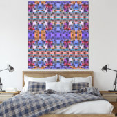 Complexiteit 18 canvas afdruk (Insitu (Slaapkamer))