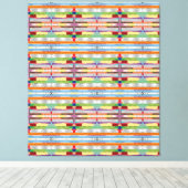 Complexiteit 4 canvas afdruk (Insitu (Houten vloer))