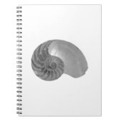Complexiteit Eenvoudig Nautilus Shell Notitieboek (Voorkant)