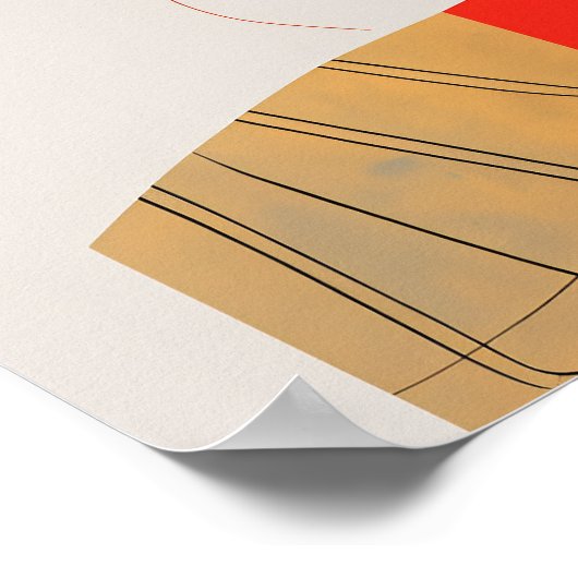 Complexiteit in Abstracte eenheid Poster (Hoek)