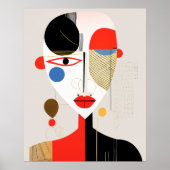 Complexiteit in Abstracte eenheid Poster (Voorkant)