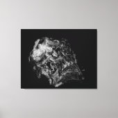Complexiteit / Surreal Skull Canvas Afdruk (Voorkant)