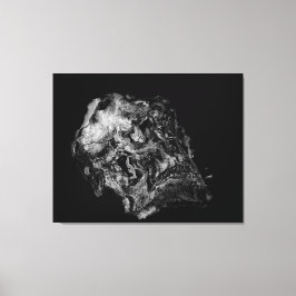 Complexiteit / Surreal Skull Canvas Afdruk