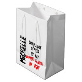 Compliance Officer Zombie Slayer CUSTOM Medium Cadeauzakje (Voorkant Gekanteld)