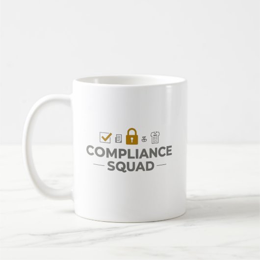 Compliance Squad – Juridisch Team Koffiemok (Links)