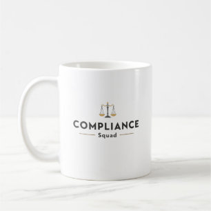 Compliance Squad – Juridisch Team Minimalistisch O Koffiemok