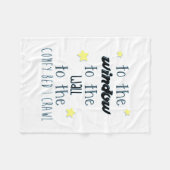 Complify Bed, Grappig slaapcitaat Fleece Deken (Voorkant (Horizontaal))