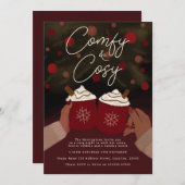 Complify & Cozy Hot Caca Holiday Party Kaart (Voorkant / Achterkant)