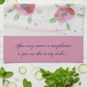 Compliment keukenhanddoek (Gevouwen)