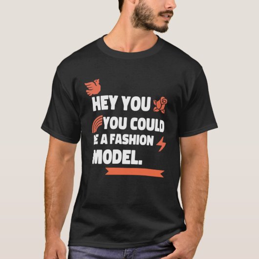 Compliment You Could Model Amazing LGBTQ Spreading T-shirt (Voorkant)
